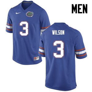 Men's Florida Gators #3 Marco Wilson NCAA Nike Blue Authentic Stitched College Football Jersey YCO0362IC